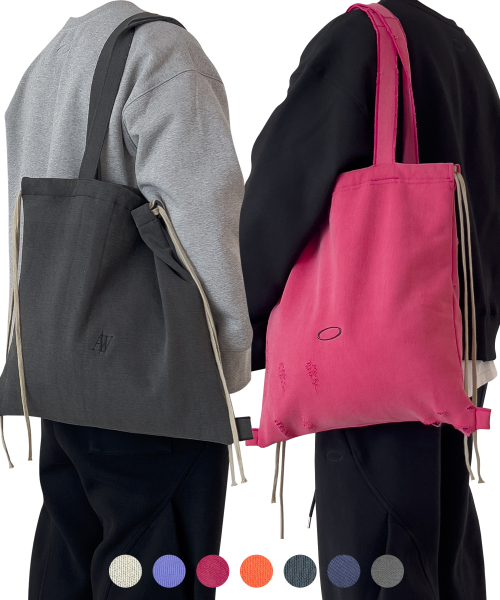 Edition6. Logo String Pigment Largefit Shopper Bag (7col)