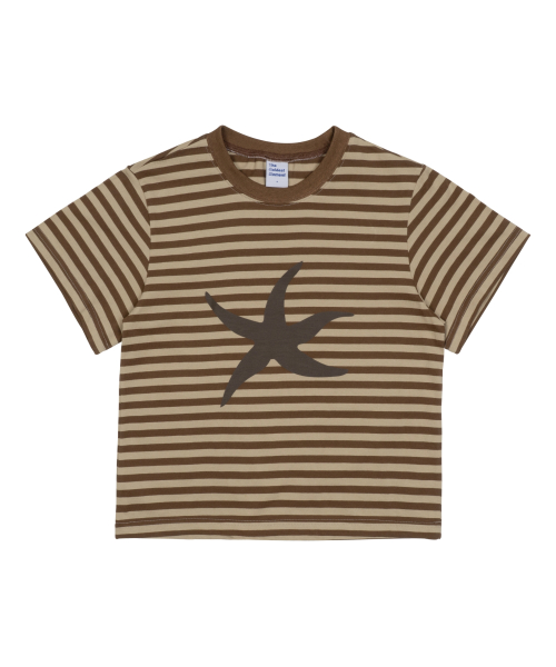TCM starfish stripe T (brown)