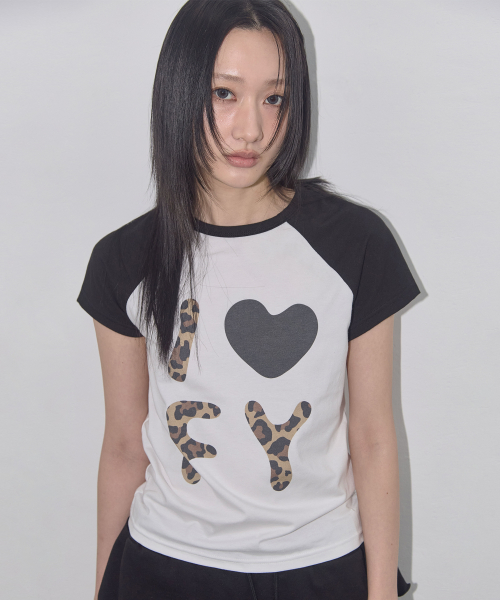 I LOVE FY TEE (WHITE) F25QB102