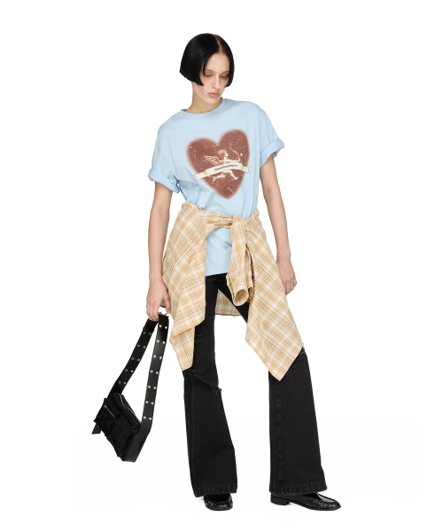 Cupid Overfit T-shirt, SKY BLUE