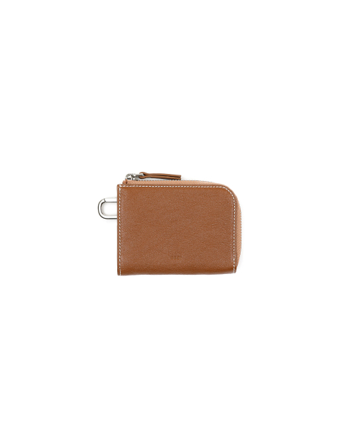 HALF WALLET [TAN]