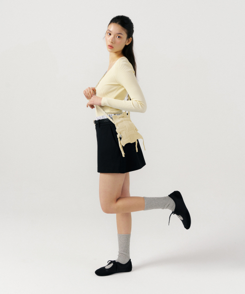 미니크로스보우백 아이보리