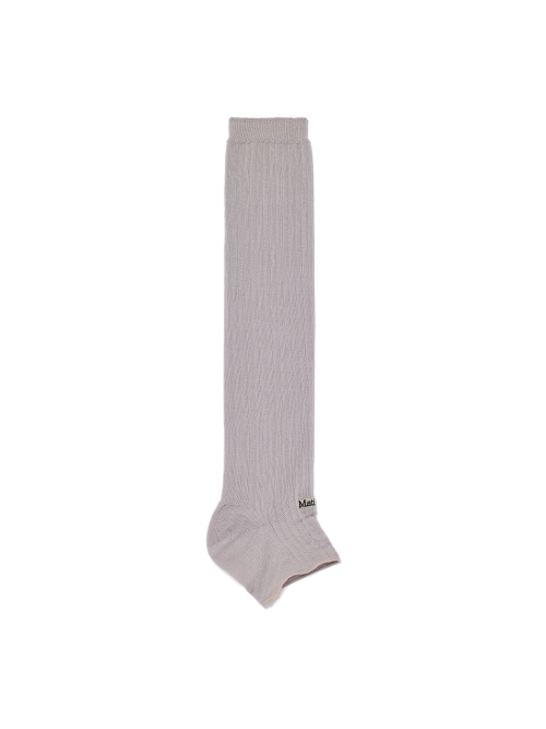 SOFT WARMER HALF KNEE SOCKS IN GREY