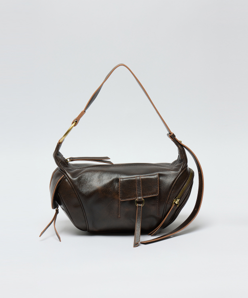 Rider barrel bag(Stone washed brown)_OVBAX25034SWB