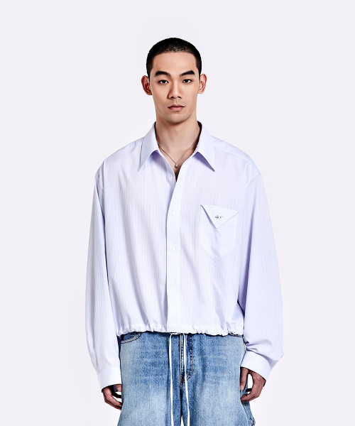 Banding shirt - White