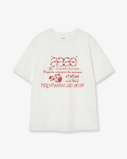 WEB LOGO T-SHIRTS [STRAWBERRY]