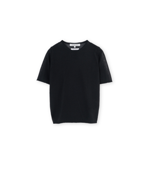W Half Knit, Black