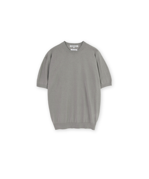 Hard Twist Supima Cotton Half Knit, Washed Grey