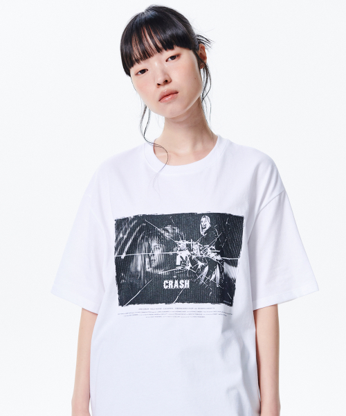 CRASH H/S TEE [WHITE]