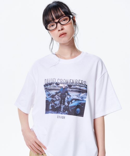 David Cronenberg H/S TEE [WHITE]