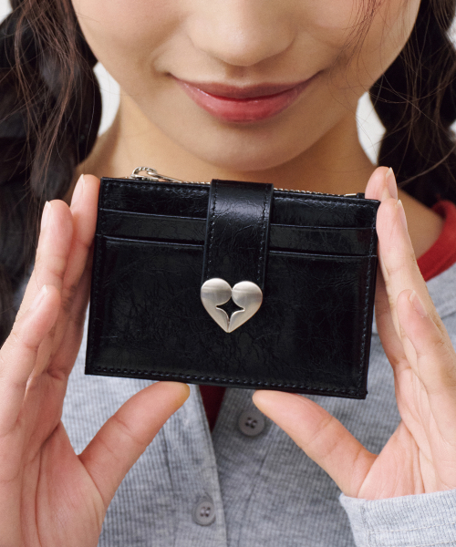 HEARTY BRIDGE POCKET MINI - BLACK