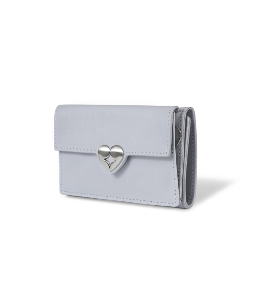 HEARTY TRIPLE WALLET - MISTY LAVENDER