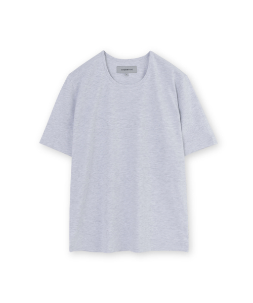 U Neck T Shirt, Light Grey