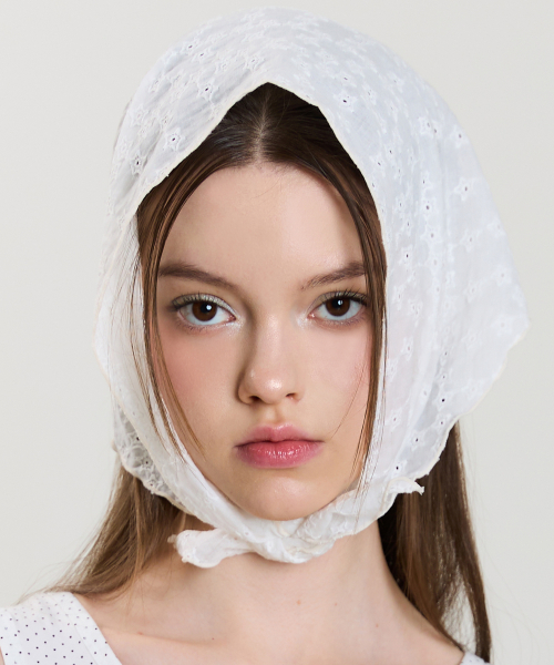 SM STAR SCARF(WHITE)