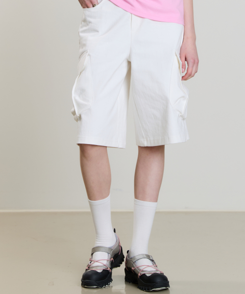 SM RIBBON PANTS(WHITE)