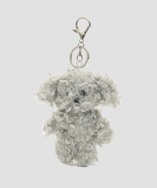 ROLA PUPPY FRIENDS KEYRING GRAY