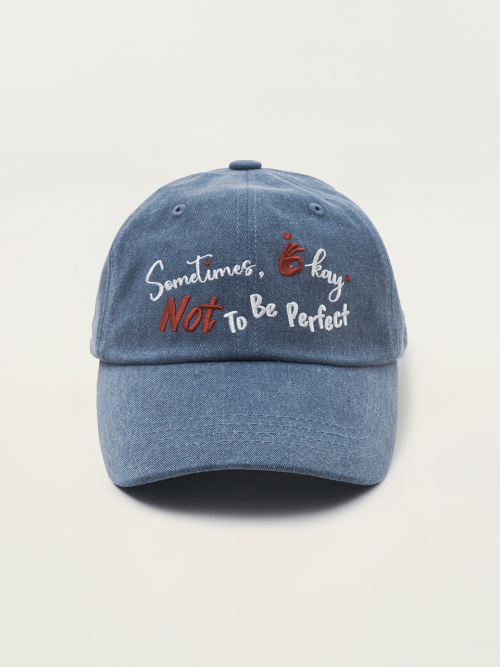 [Unisex] Sometimes Okay Ball Cap (Navy)
