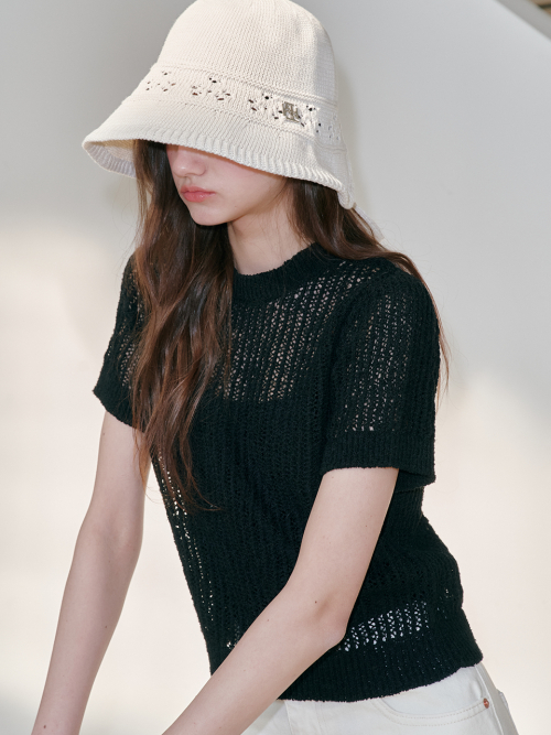 Melly Knit Top (Black)
