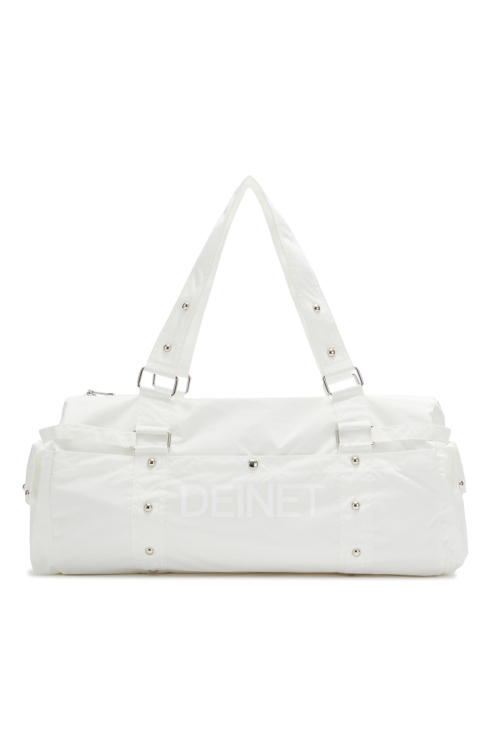LOGO DUFFLE BAG IN WHITE