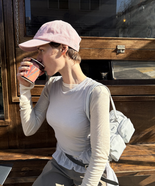 Lettering Ball Cap Pink OZCCFA115P