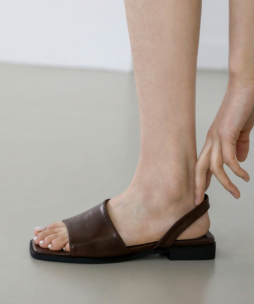 카이라 스퀘어 사이드 오픈 샌들 (2cm)