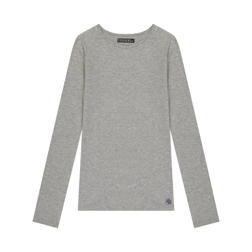 038 SOFT LONG SLEEVES MELANGE GREY