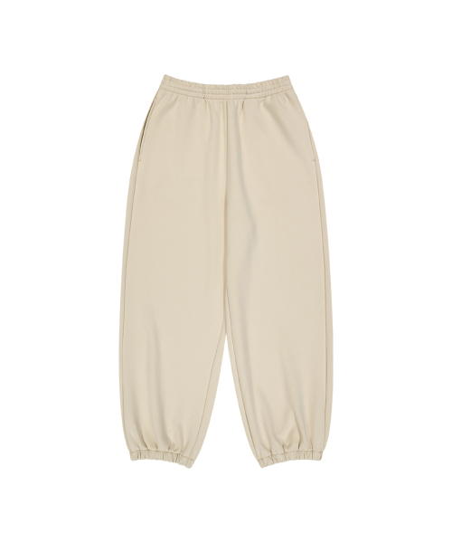 038 COMFY SWEAT PANTS LIGHT BEIGE