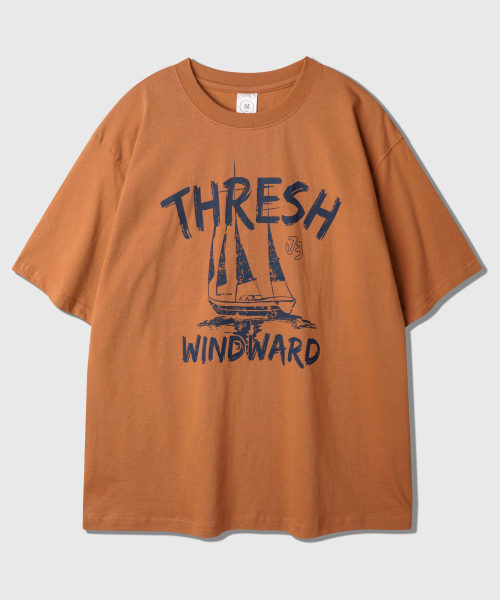 Wind Short T-shirt Brick JIST2639