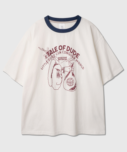 Dude Short T-shirt Ivory JIST2629