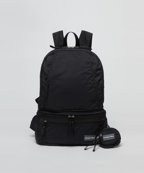 [Archivepke x Ribbonbit] 2way backpack(Black)