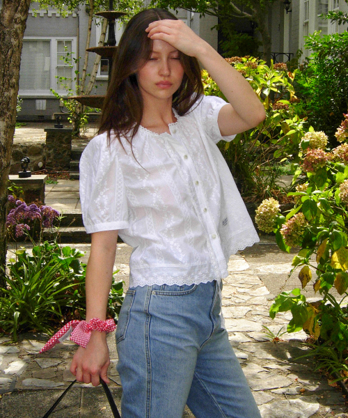 Fontana Blouse_White