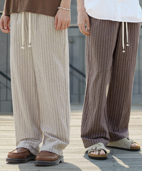 [2PACK] Summer Striped Wide Pants MMLP2628
