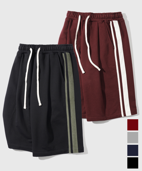 [2PACK] Side track half sweat pants OYSP2627