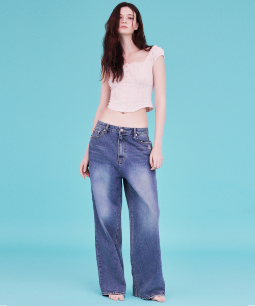 WIDE WASHING DENIM
