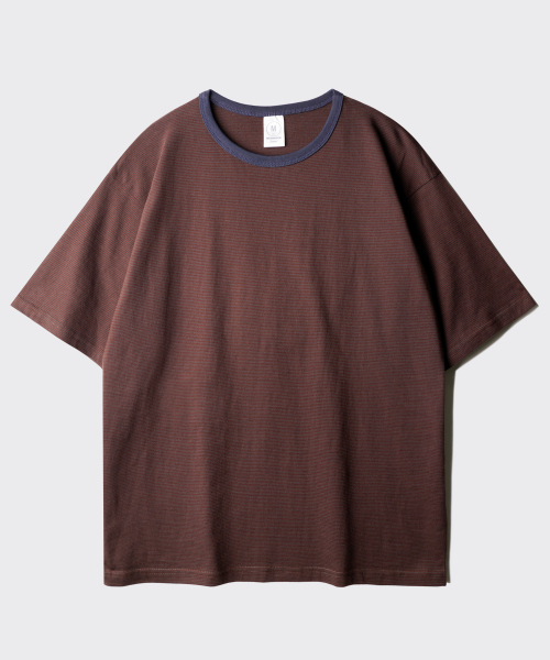 Propper Stripe Short Sleeve T Shirt VintageBrown OYST2637