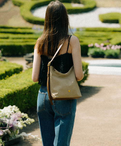 Sac Leonie Nylon Capuccino