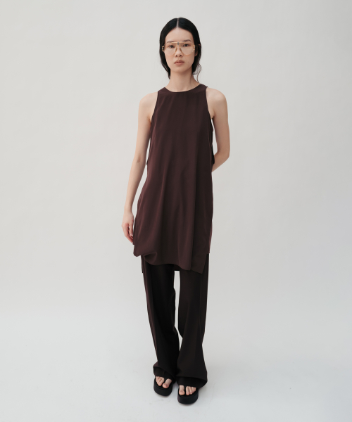 LUTO TAILORED PANTS (BLACK CHERRY)