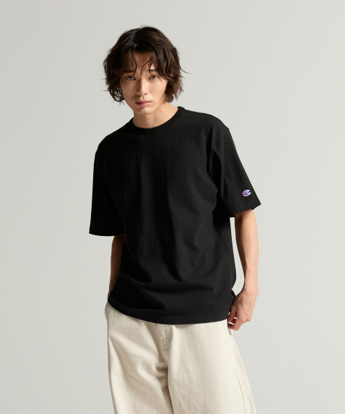 C로고 UNI 반팔 티셔츠 Black