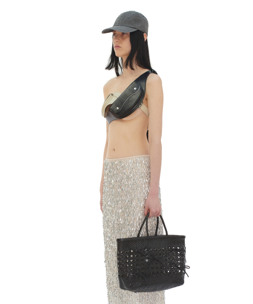 BISCUIT TOTE BAG [BLACK]