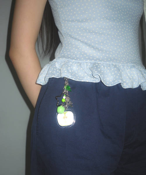 Bite Apple Key Chain
