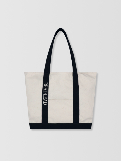 Signature Canvas Book Bag _ Navy