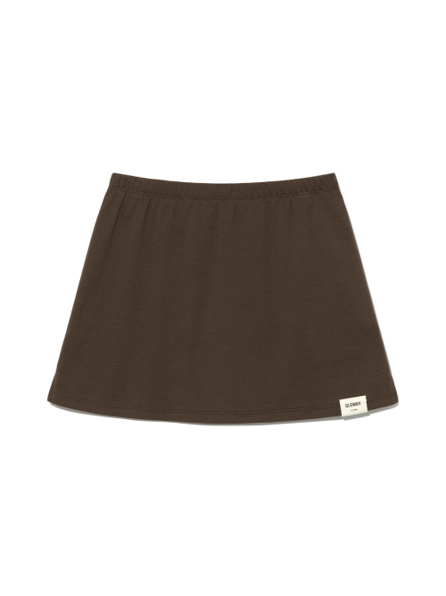 G CLASSIC MINI SKIRT (CHOCO)