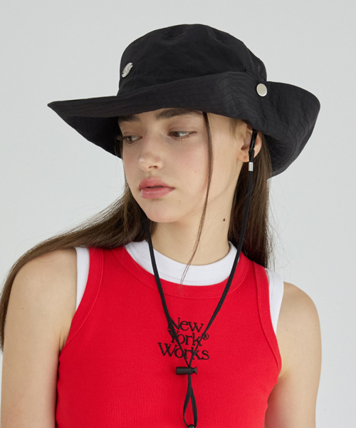 NEWYORKWORKS SAFARI BUCKET HAT_BLACK