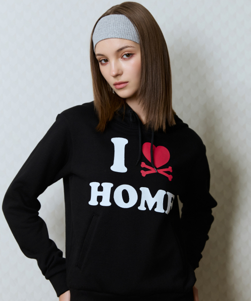 GT I LOVE HOME HOOD TEE(BLACK)