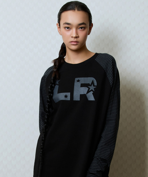 GT STAR LR TEE(BLACK)