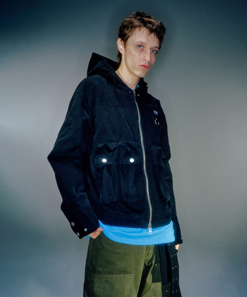 EILISH CARGO HOOD JACKET (2COLOR)