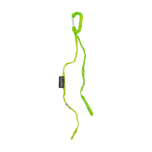 KNOTTY Tie Carabiner KeyringLime