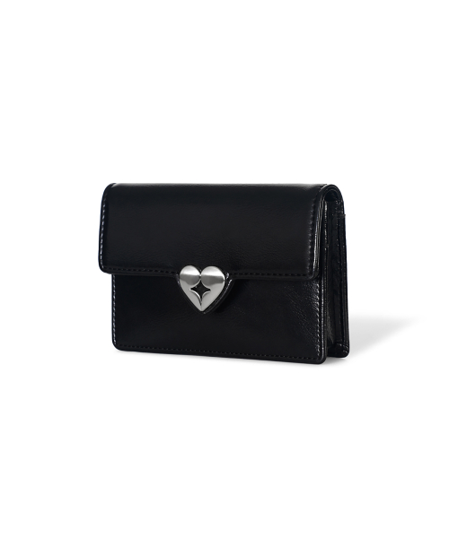 HEARTY NAME POCKET - BLACK