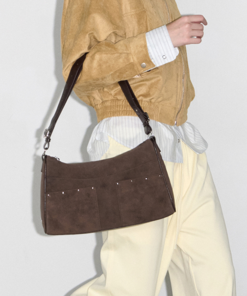 BASH BAG - SUEDE BROWN