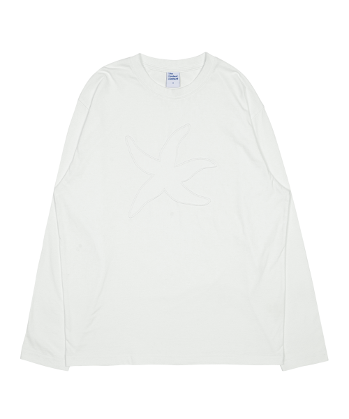 TCM vintage logo long sleeve (white/ivory)